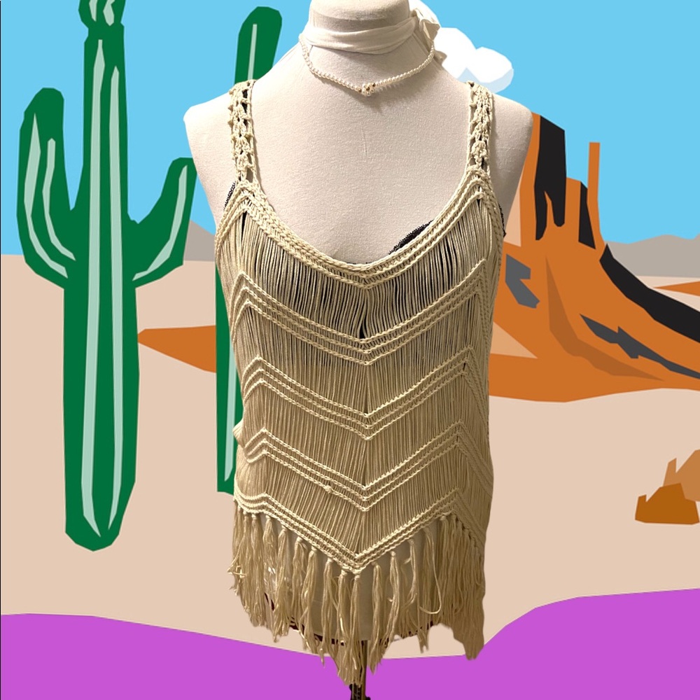 Coachella Festival crochet Top